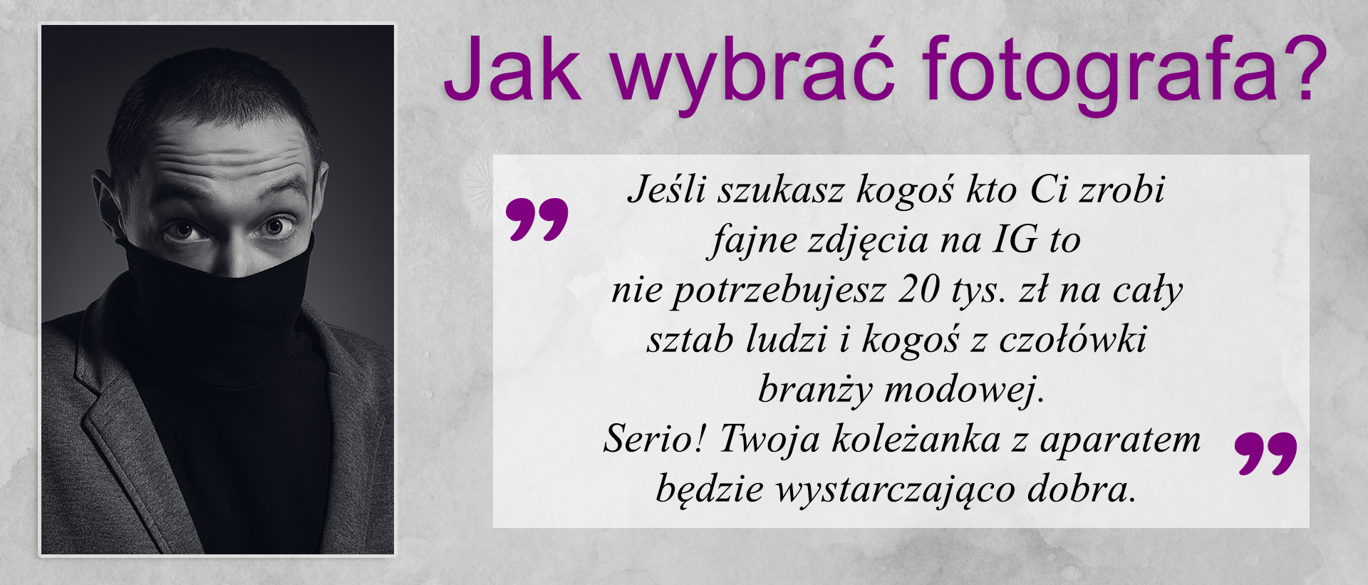 jak wybrać fotografa poradnik